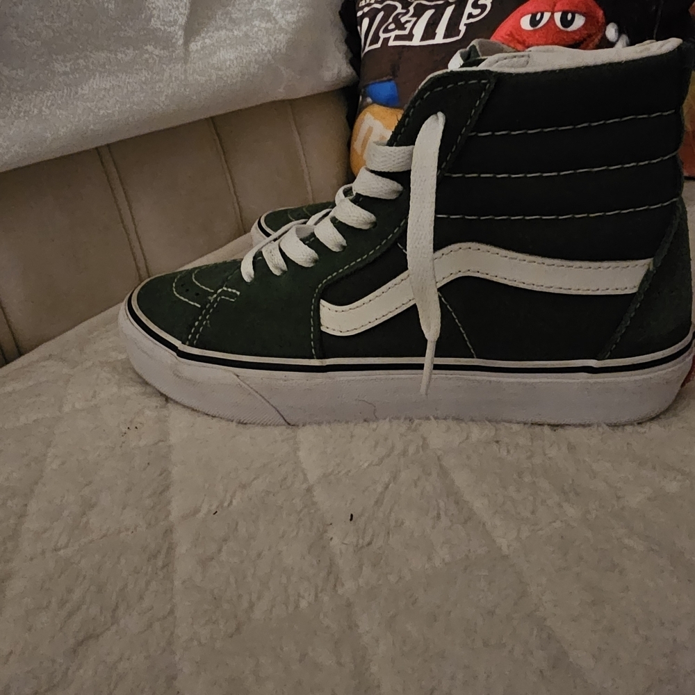 Vans Men And Women Old Skool Sk8 TheoryGreener Past High-Top Sneakers - Picture 5 of 9